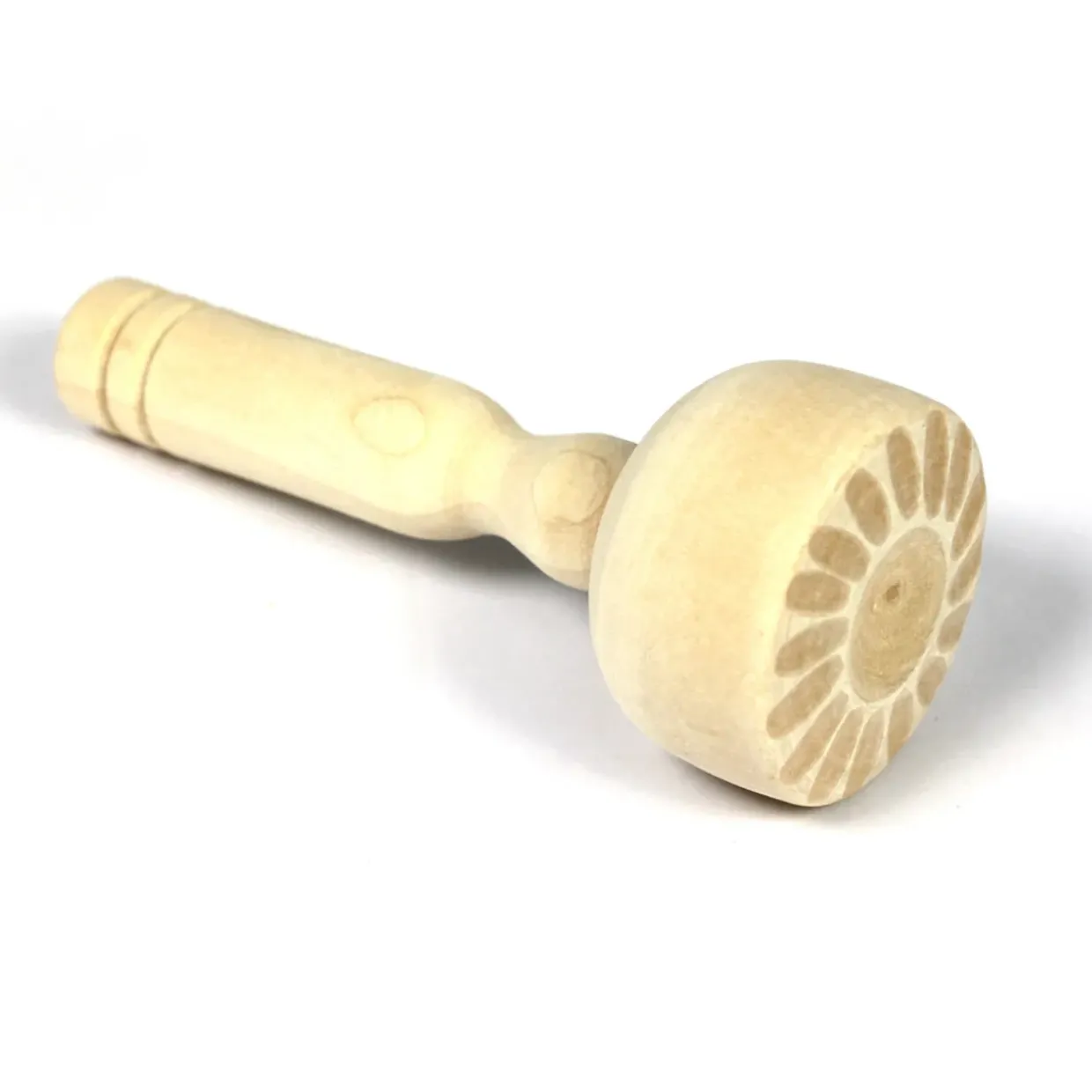 Wooden Pattern Stampers Set Of 4